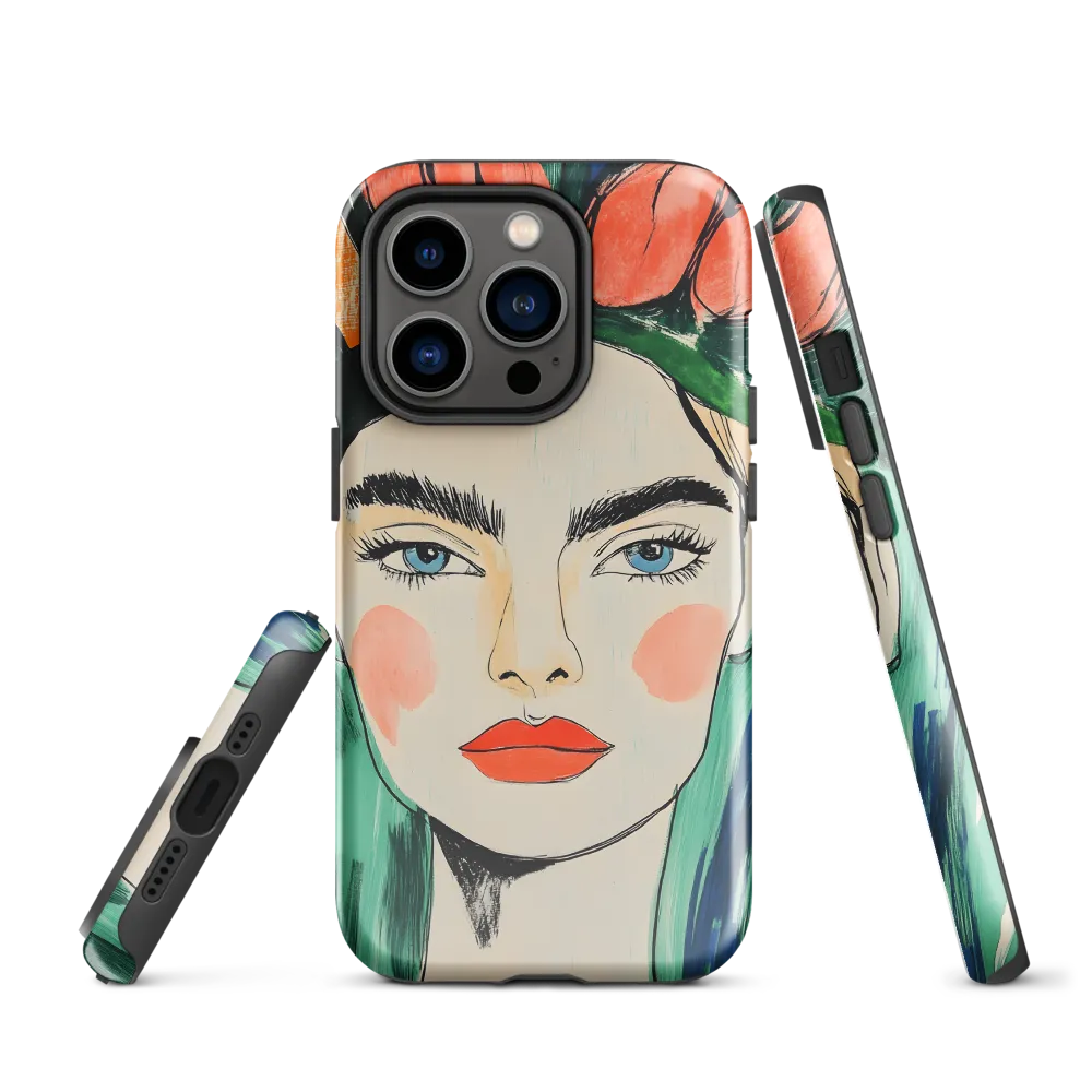 Radiant Bloom: A Serene Portrait
