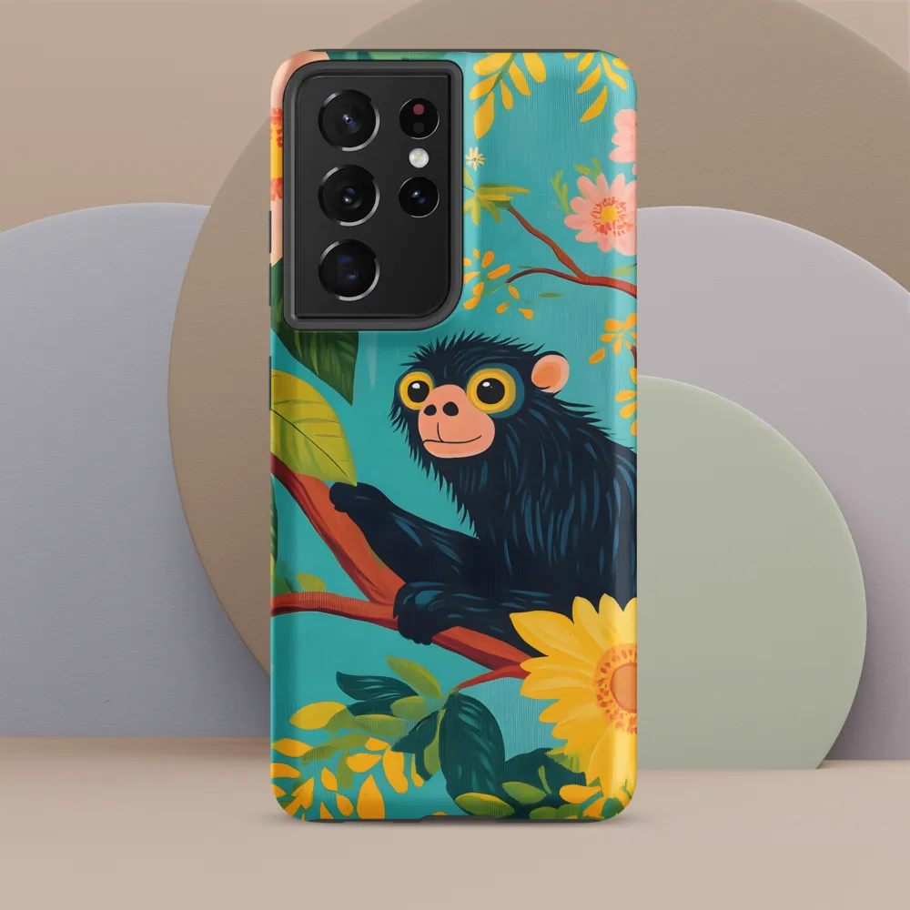 Joyful Encounter in a Floral Paradise
