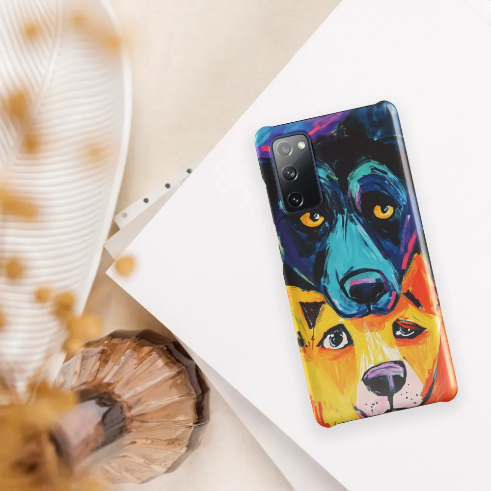Vibrant Companions: An Expression of Canine Spirit