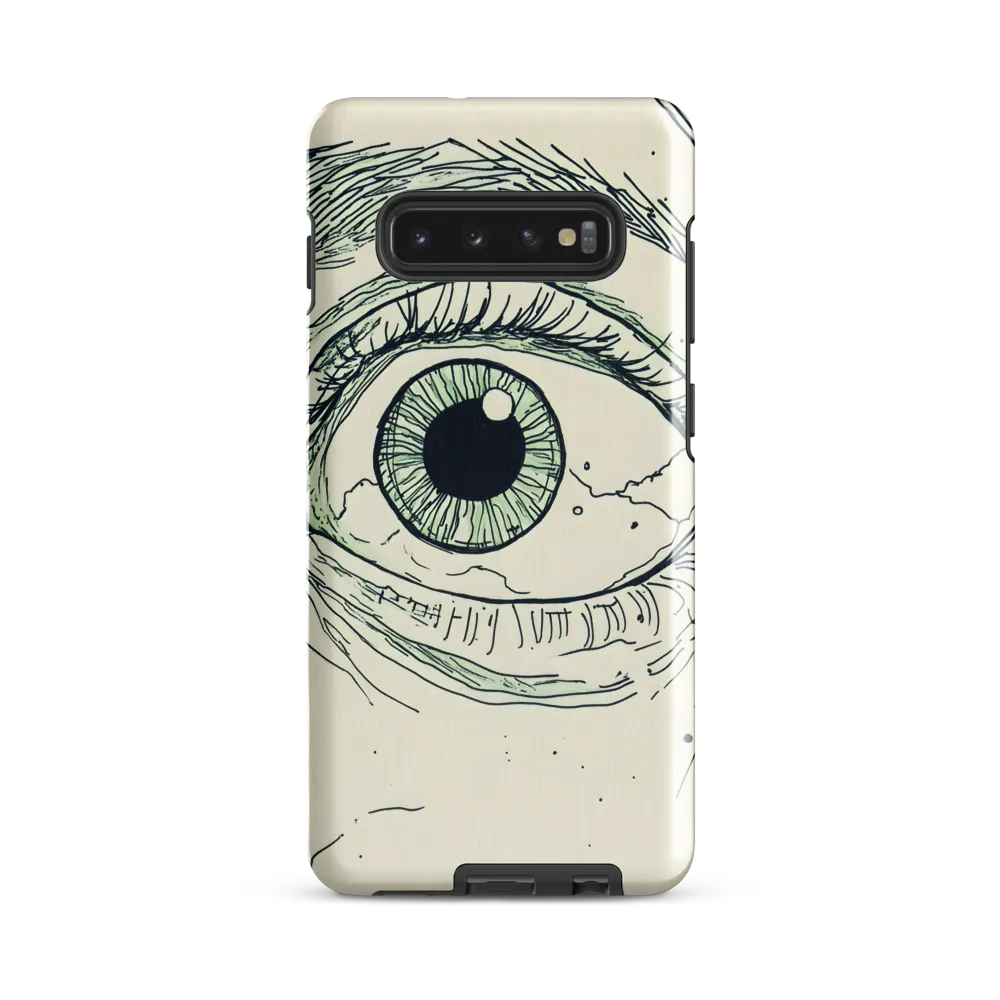 Observant Gaze | Phone Case |  S10 Plus | Tough Case | Glossy