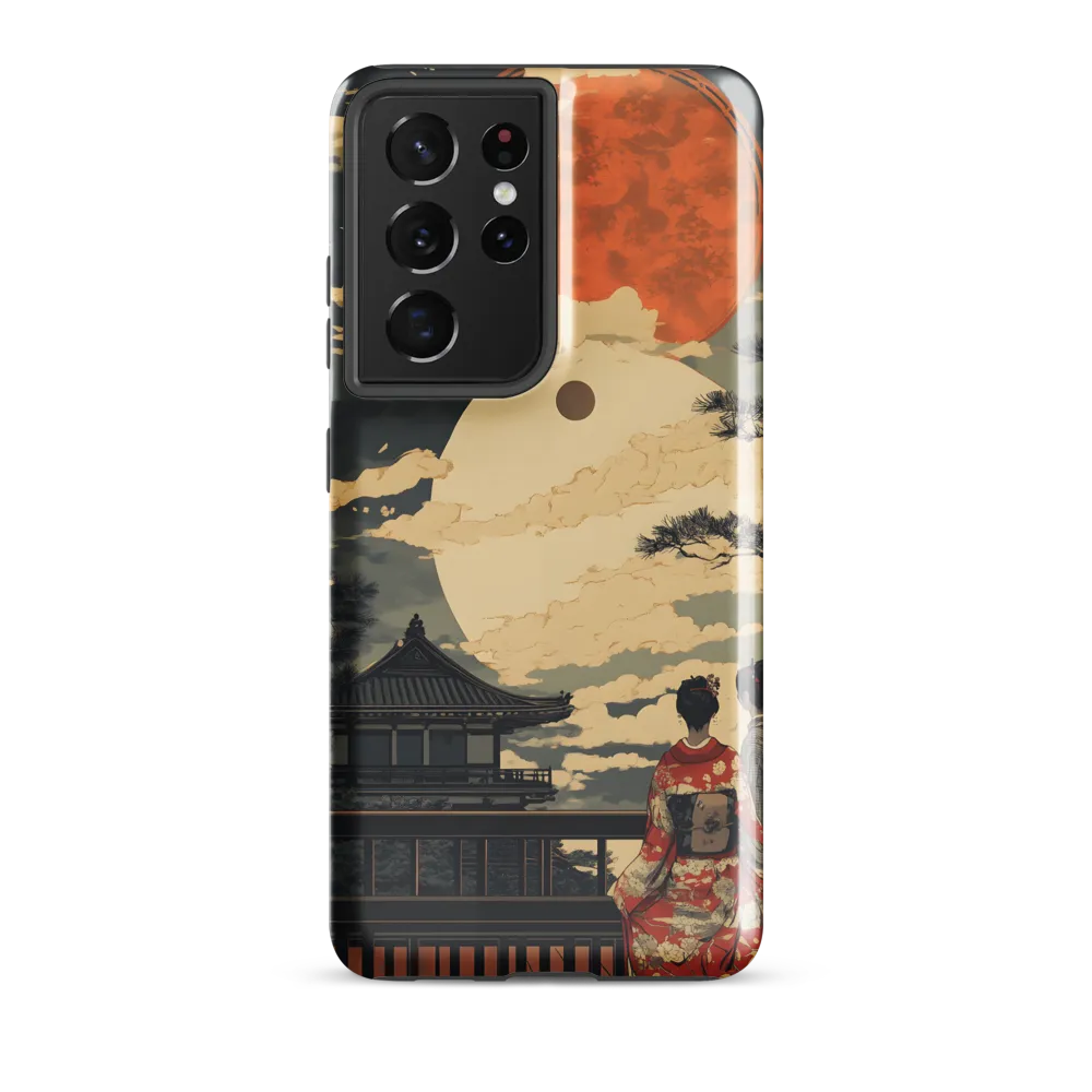 Under the Embrace of the Moon | Phone Case |  S21 Ultra | Tough Case | Glossy