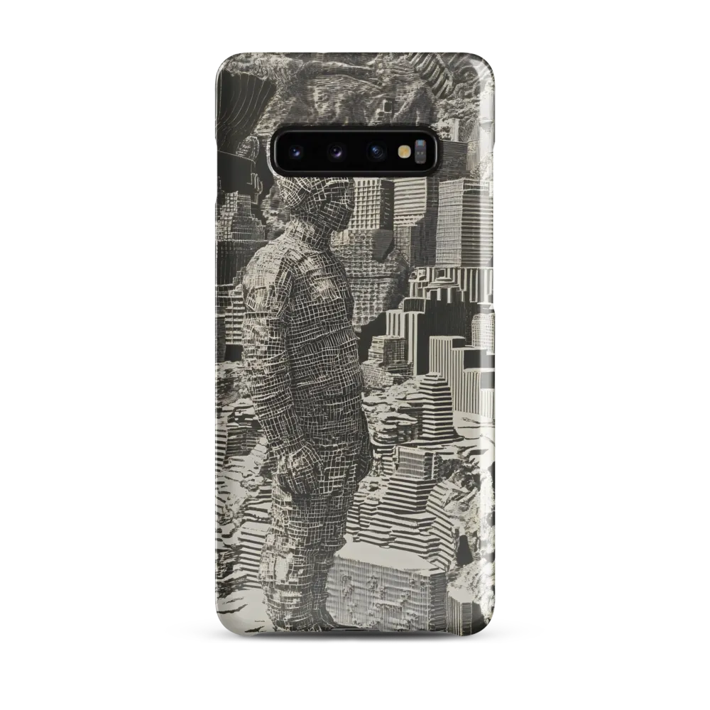 Contemplation in an Abstract Landscape | Phone Case |  S10 Plus | Snap Case | Glossy