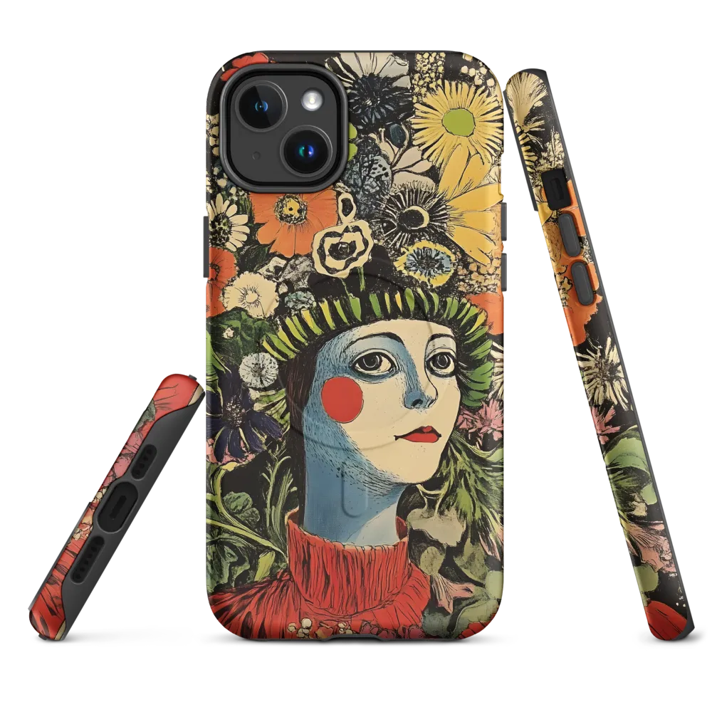 Floral Whimsy: A Portrait of Nature's Embrace