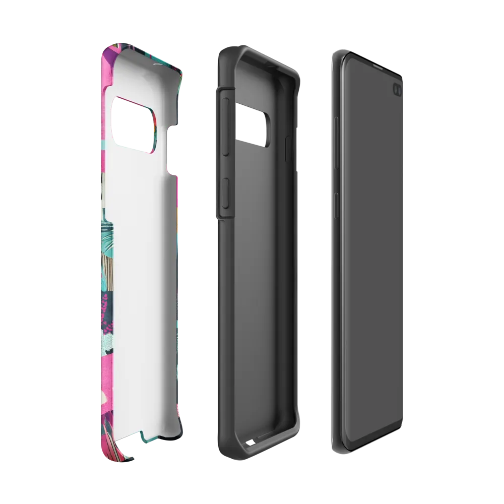 Whimsical Journey Through a Vibrant Landscape | Phone Case |  S10 | Tough Case | Matte