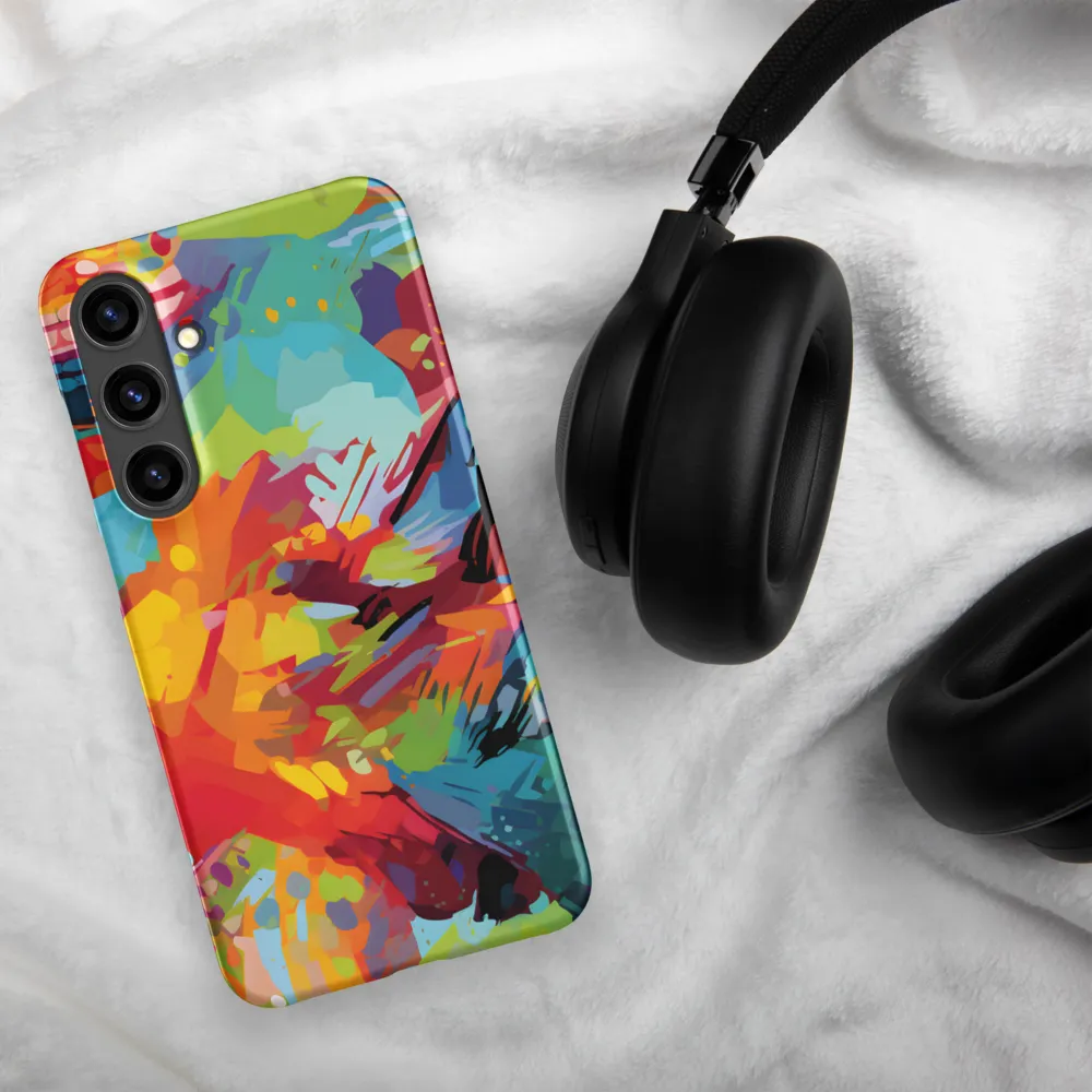 Colorful Lizard: An Abstract Adventure | Phone Case |  S24 Plus | Snap Case | Matte