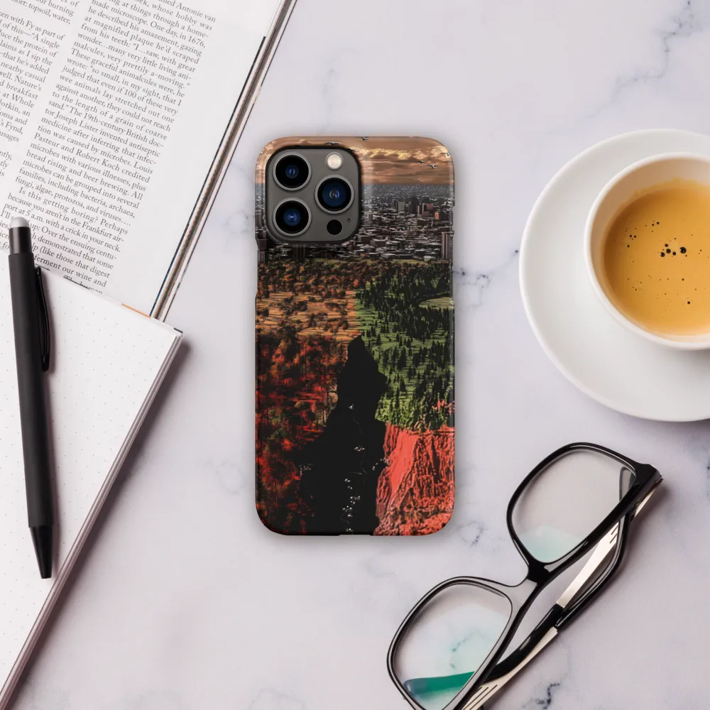 Harmony and Dissonance: A Landscape of Contrasts | Phone Case |  13 Pro Max | Snap Case | Matte