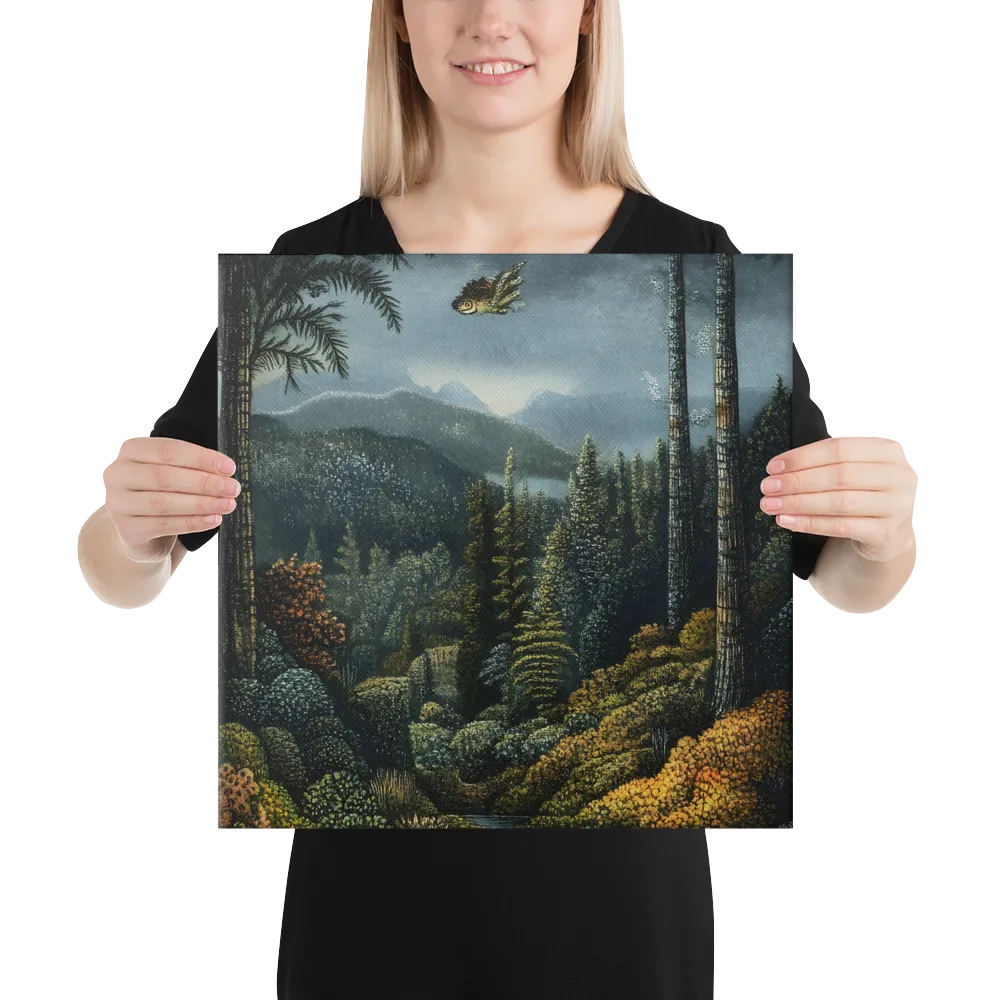 Whispers of the Enchanted Forest | Canvas | 16″×16″