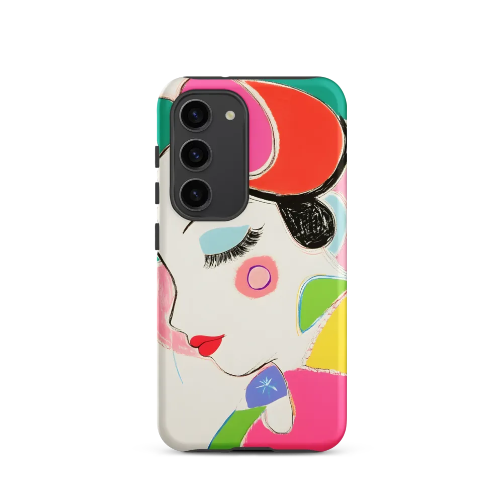 Whimsical Portrait in Colorful Abstraction