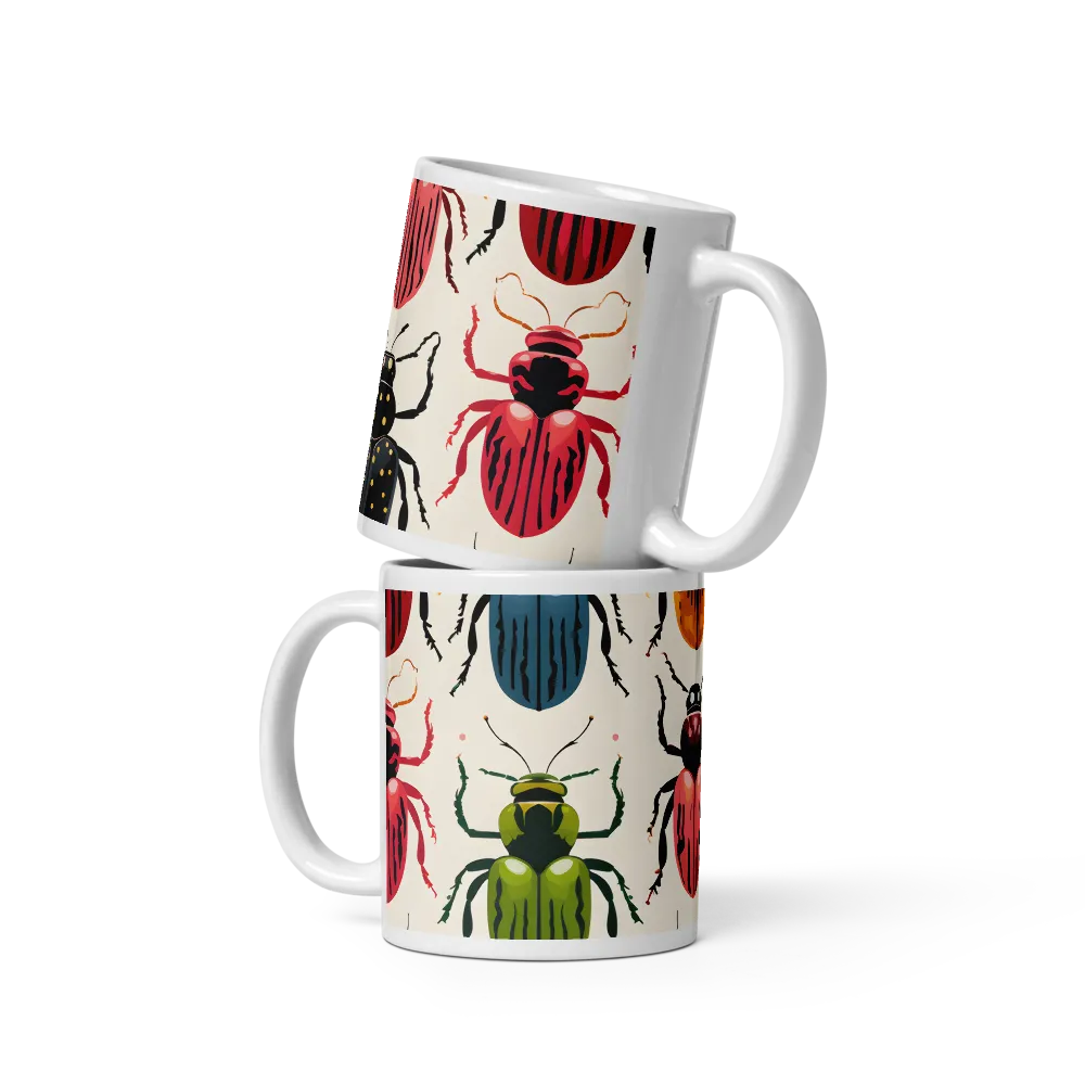 Beetle Mosaic: A Colorful Exploration of Insects | Mugs | Multiple Sizes & Colors