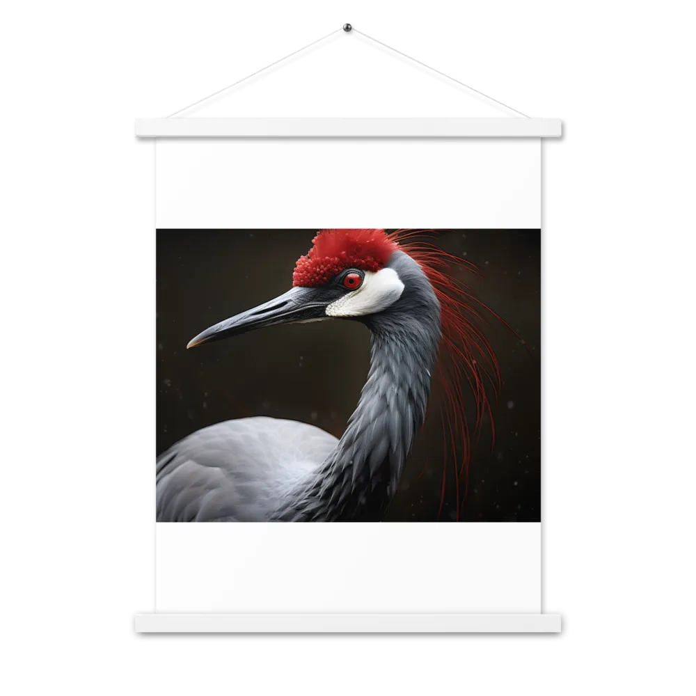 Ember-Crested Elegance | Poster With White Wood Hanger | 18″×24″