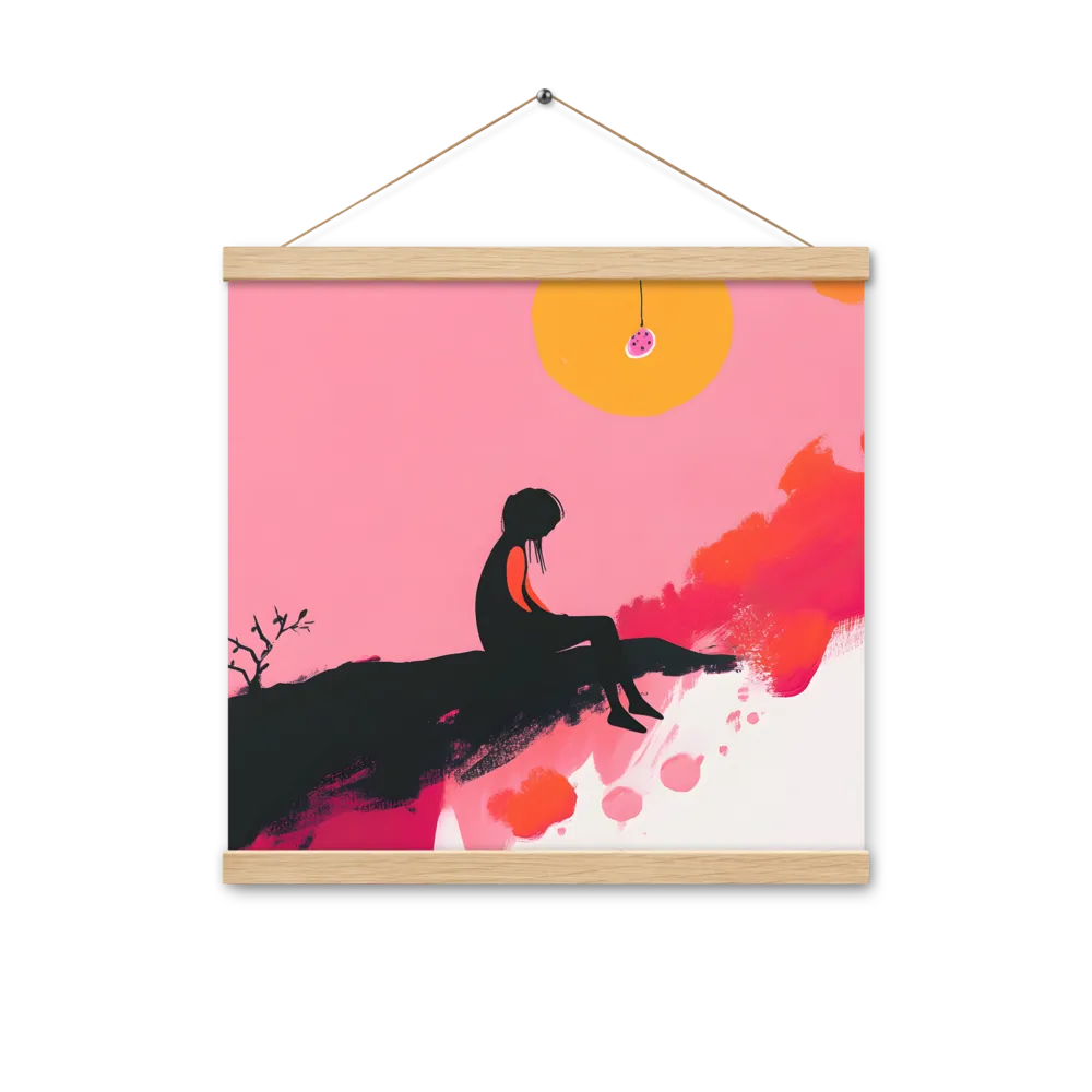 Whispers of the Sun | Poster With Oak Wood Hanger | 16″×16″
