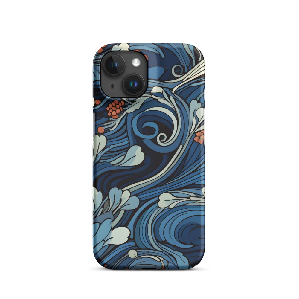 Nature's Elegance: An Oceanic Tapestry | Phone Case |  15 | Snap Case | Matte