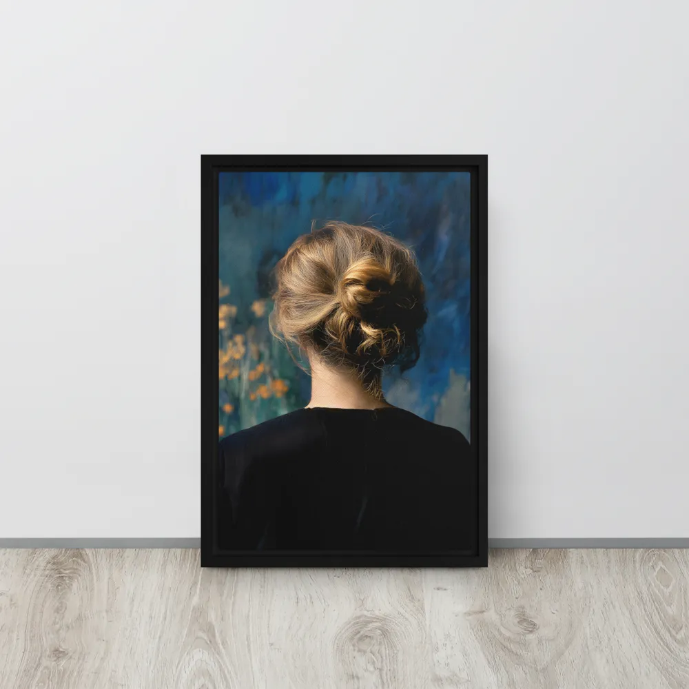 Whispers of Tranquility | Canvas with Black Frame | 12″×18″