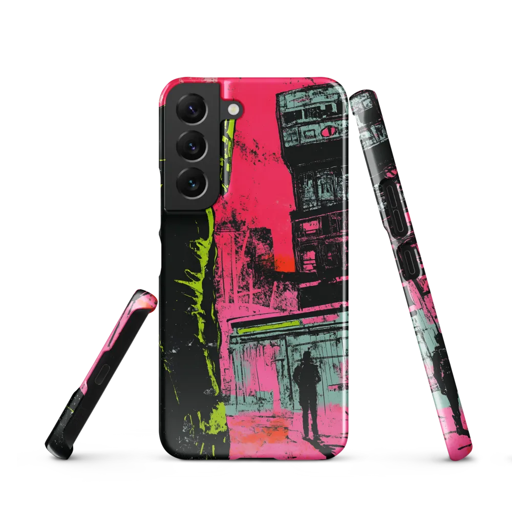 Urban Echoes of Mystery | Phone Case |  S22 | Snap Case | Glossy