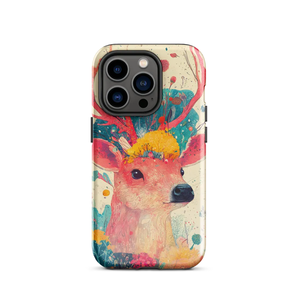 Whimsical Harmony: A Deer in Bloom