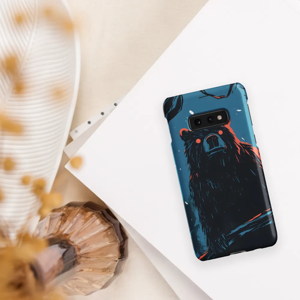 Eerie Majesty: A Bear in the Night