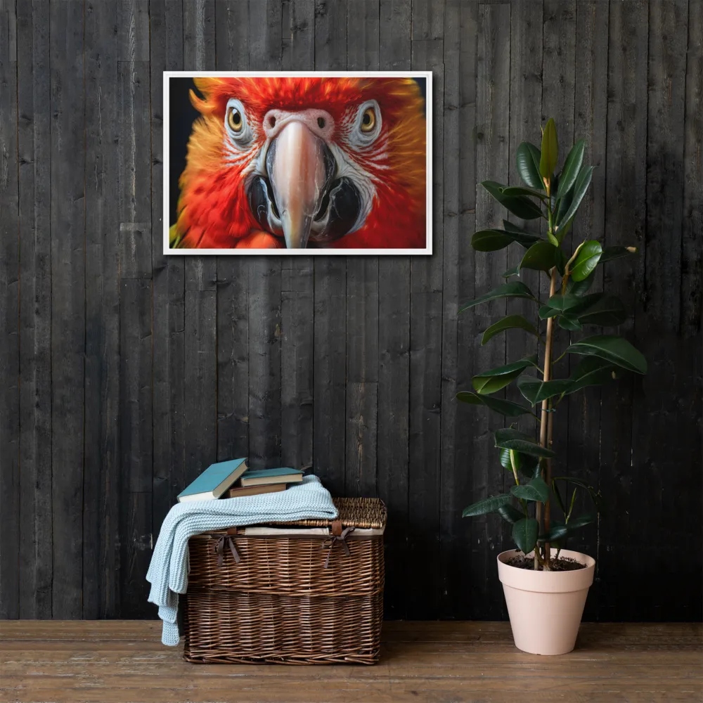 The Fiery Gaze of the Parrot
