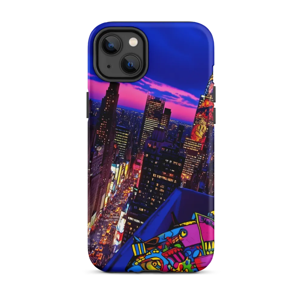 Neon Twilight: A City in Vibrance