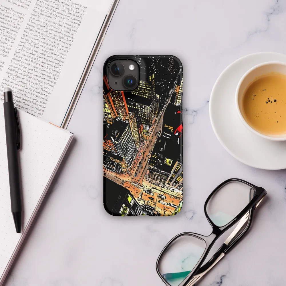 Urban Nightscape: A Bird's-eye View