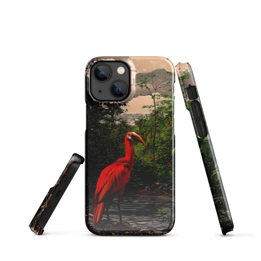 Enigmatic Elegance: The Scarlet Observer