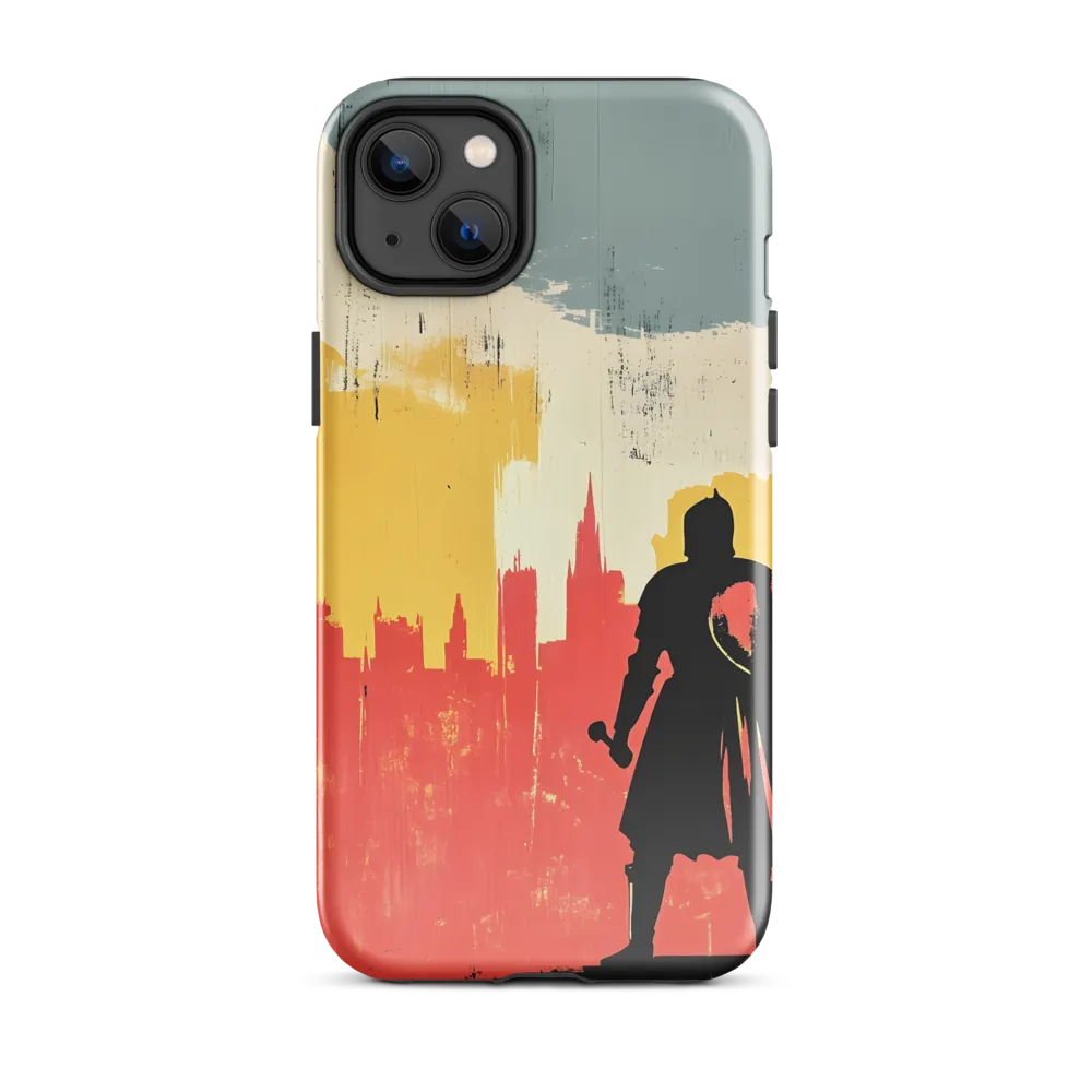 Hero in the Urban Dawn | Phone Case |  14 Plus | Tough Case | Glossy