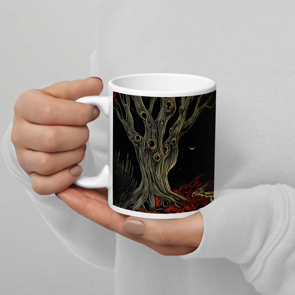 Whispers of the Night | Mug with White inside | 11 oz