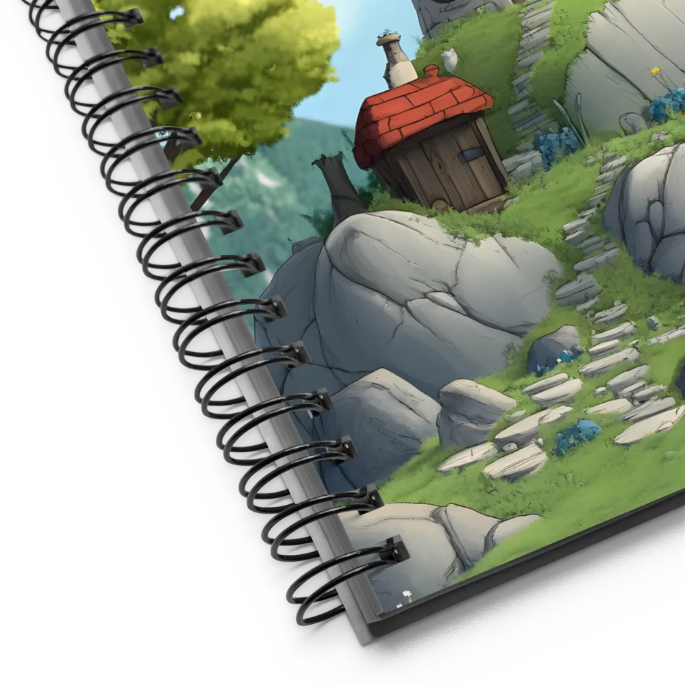 Enchanted Tower of Whimsy | Spiral Notebook