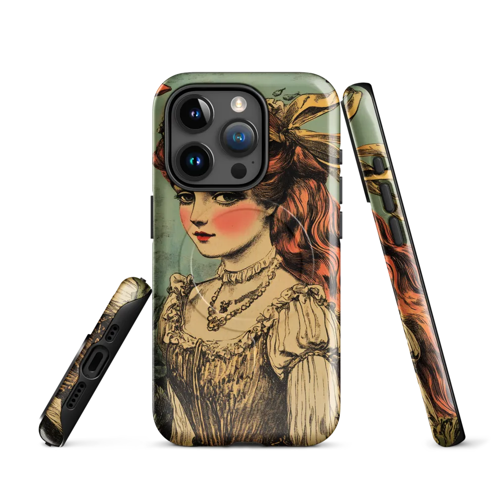 Elegance Beneath the Waves | Phone Case |  15 Pro | MagSafe® Tough Case | Glossy