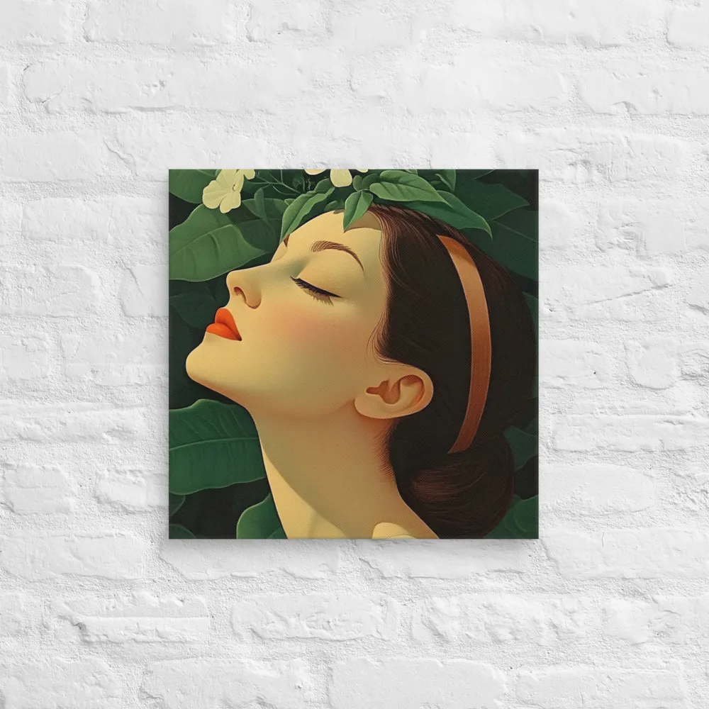 Serenity in Bloom | Canvas | 18″×18″