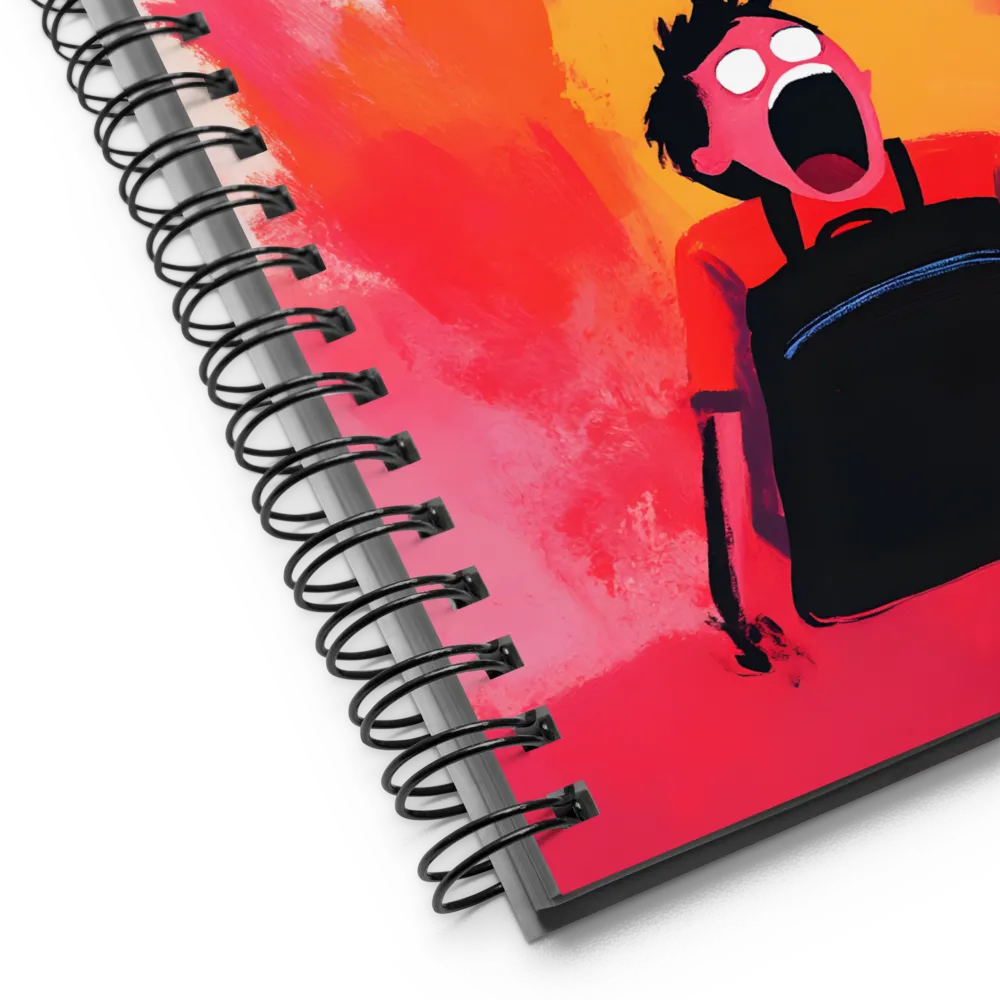 Eruption of Emotions | Spiral Notebook