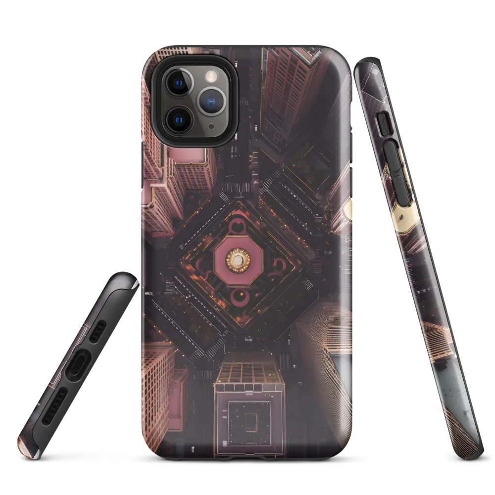 Urban Symphony: Aerial Views of the City | Phone Case |  11 Pro Max | Tough Case | Glossy