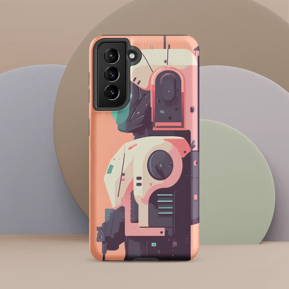 Futuristic Astronaut Bot | Phone Case |  S21 | Tough Case | Matte