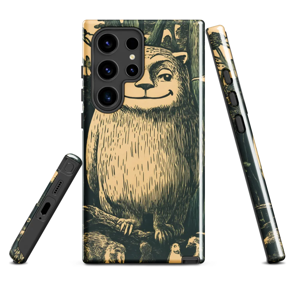 Forest Guardian: A Whimsical Encounter | Phone Case |  S24 Ultra | Tough Case | Glossy
