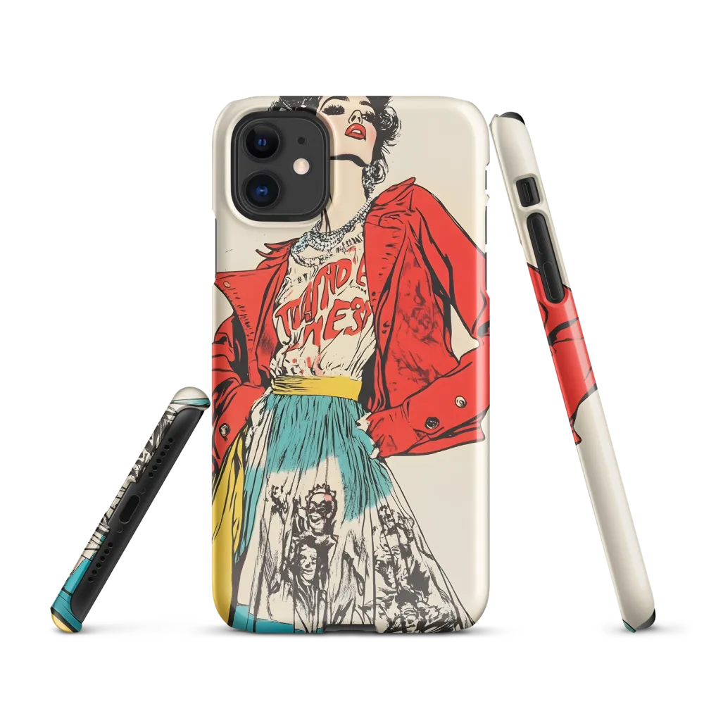 Vibrant Elegance: A Pop Art Fashion Statement