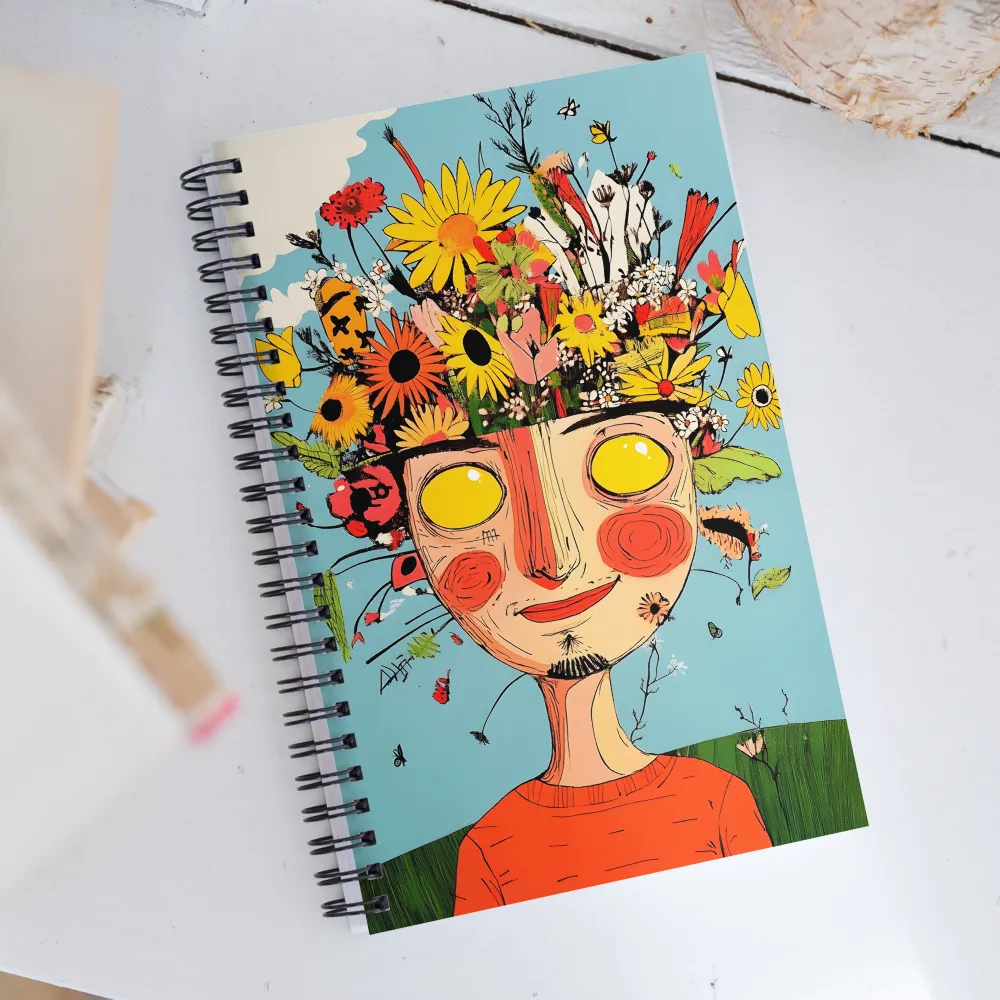 Whimsical Bloom | Spiral Notebook