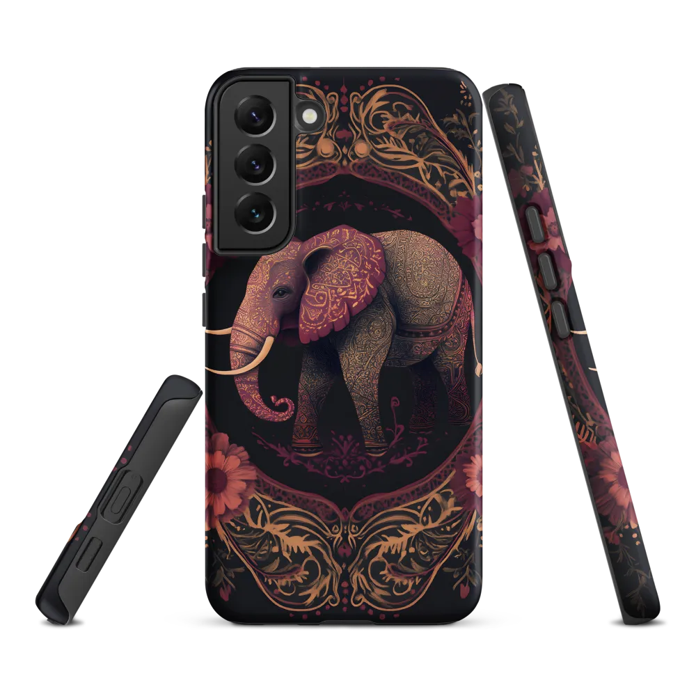 Regal Reverie: The Ornate Elephant | Phone Case |  S22 Plus | Tough Case | Matte