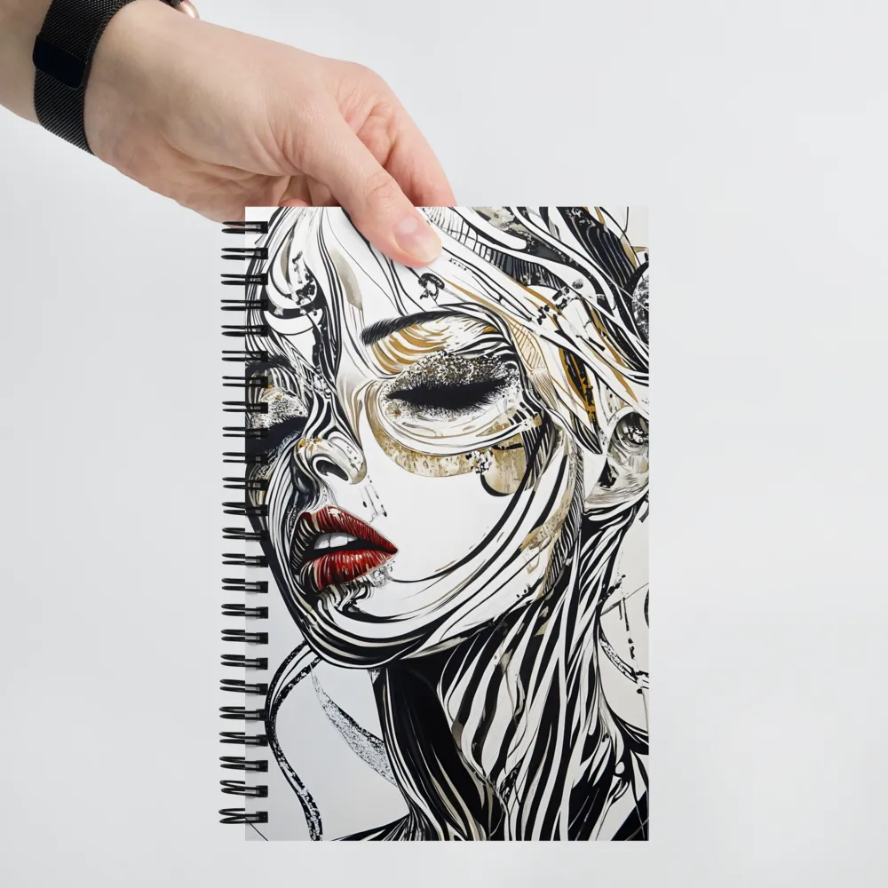 Whispers of Elegance | Spiral Notebook