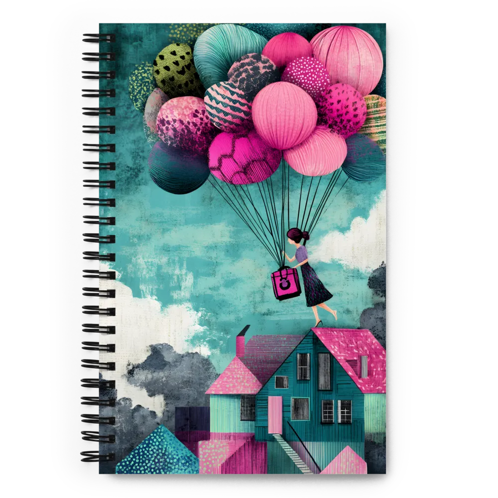 Whimsical Ascension | Spiral Notebook