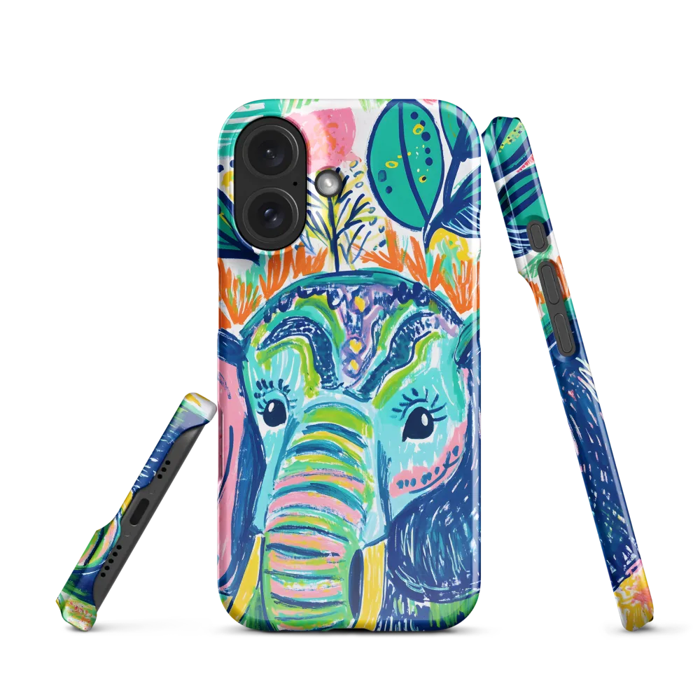 Whimsical Elephant Portrait | Phone Case