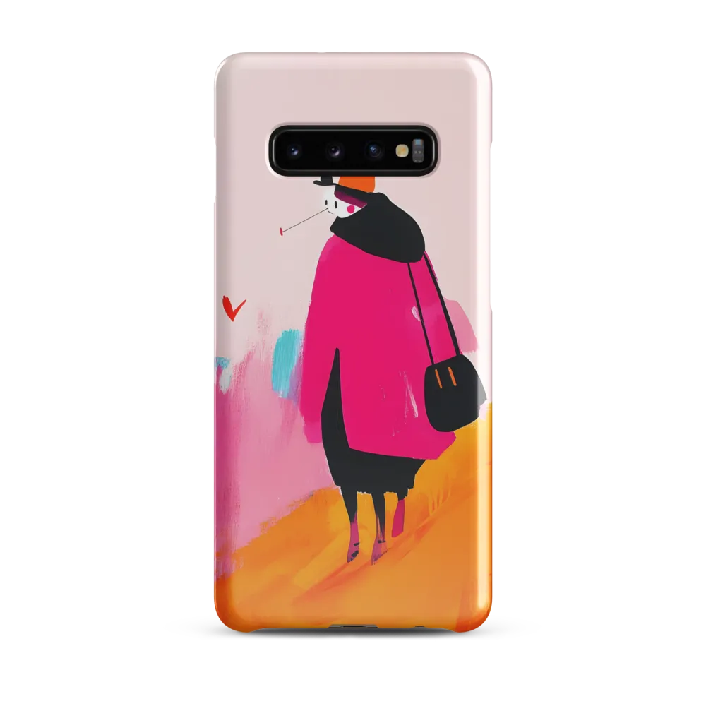 Wanderer in Pink | Phone Case |  S10 Plus | Snap Case | Glossy