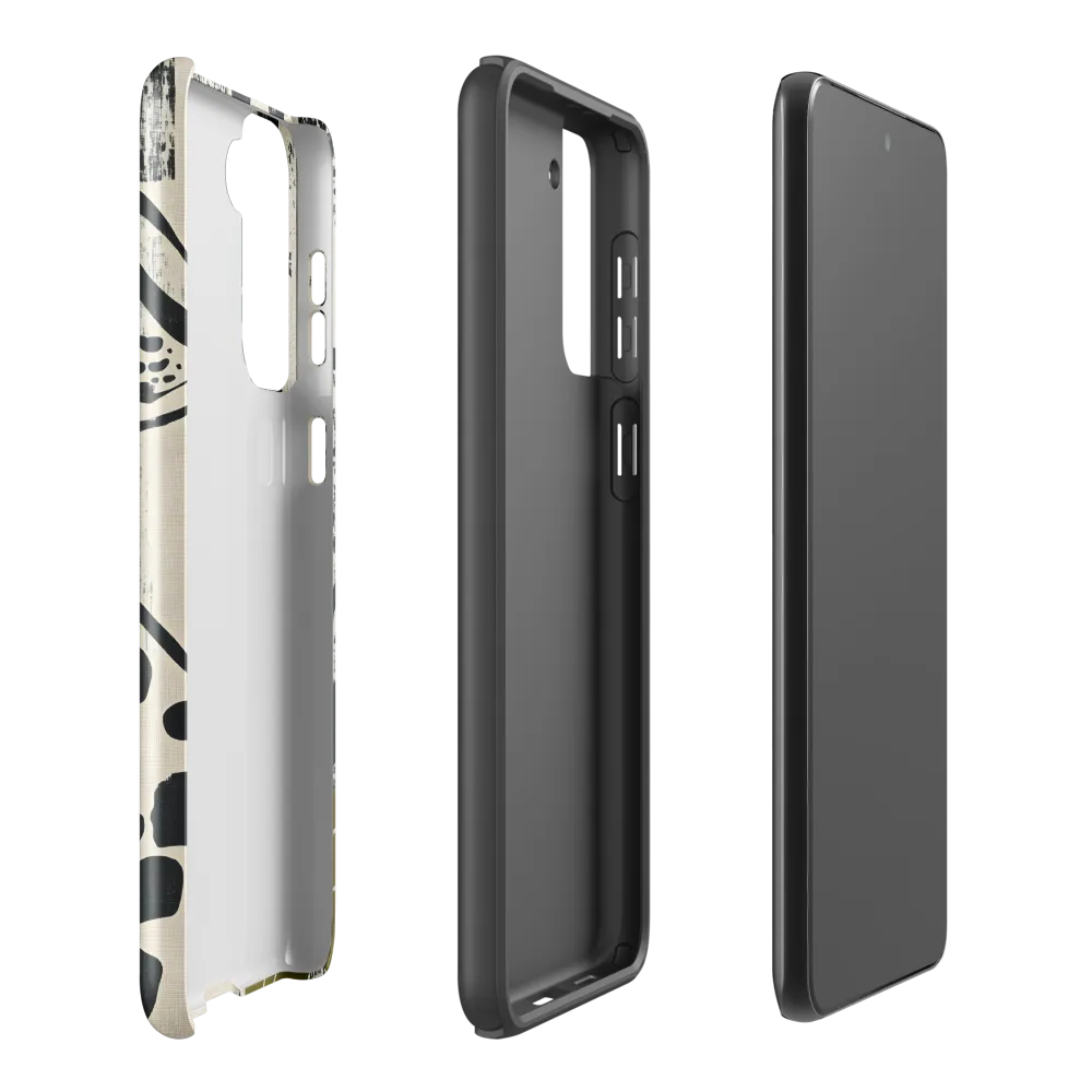 Leopard in Silhouette: A Modern Appeal | Phone Case |  S21 Plus | Tough Case | Glossy