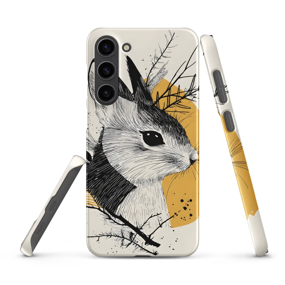 Ethereal Rabbit: A Study in Line Art