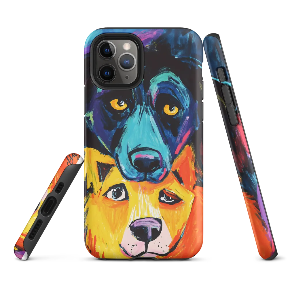 Vibrant Companions: An Expression of Canine Spirit