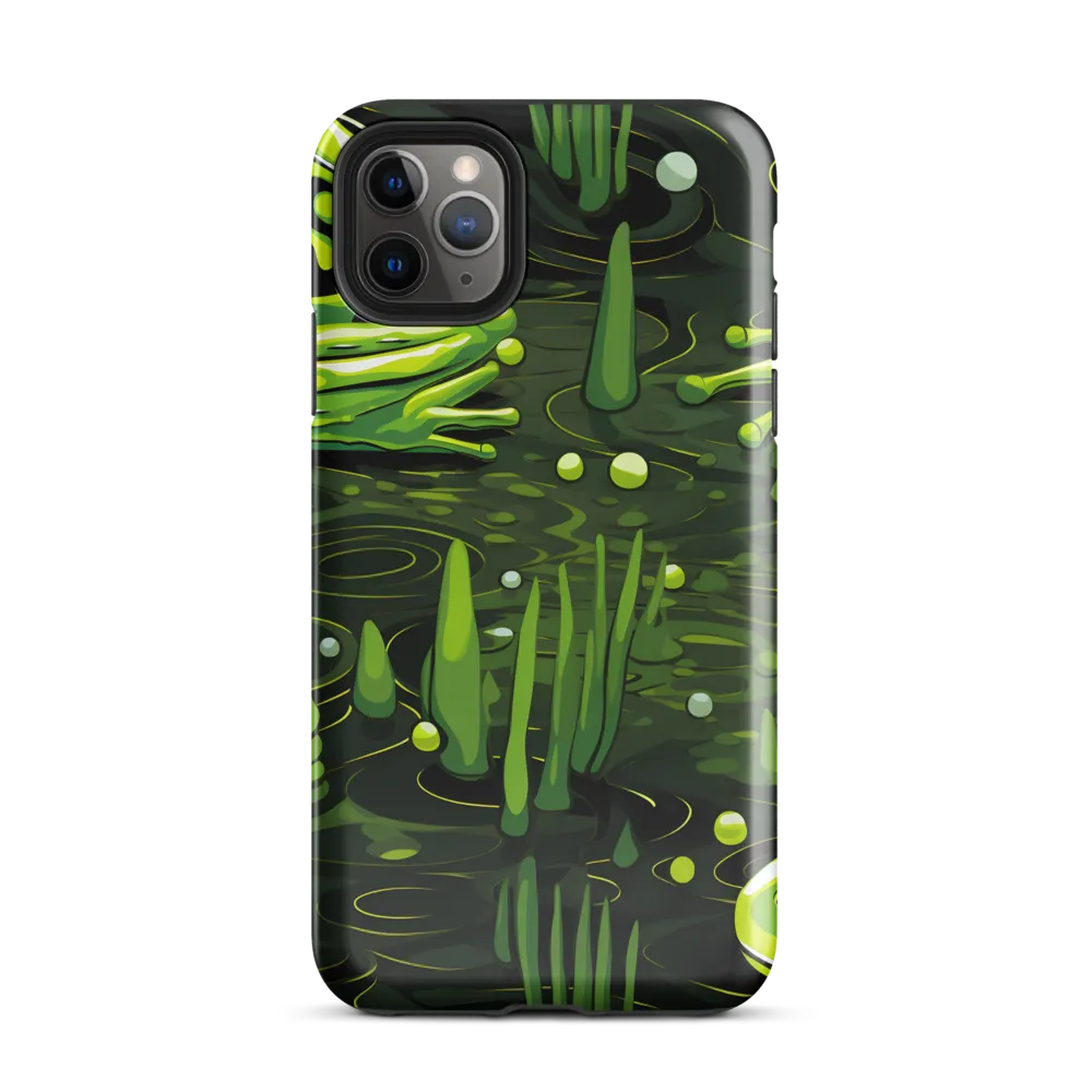 Green Harmony: Life Beneath the Surface | Phone Case |  11 Pro Max | Tough Case | Glossy