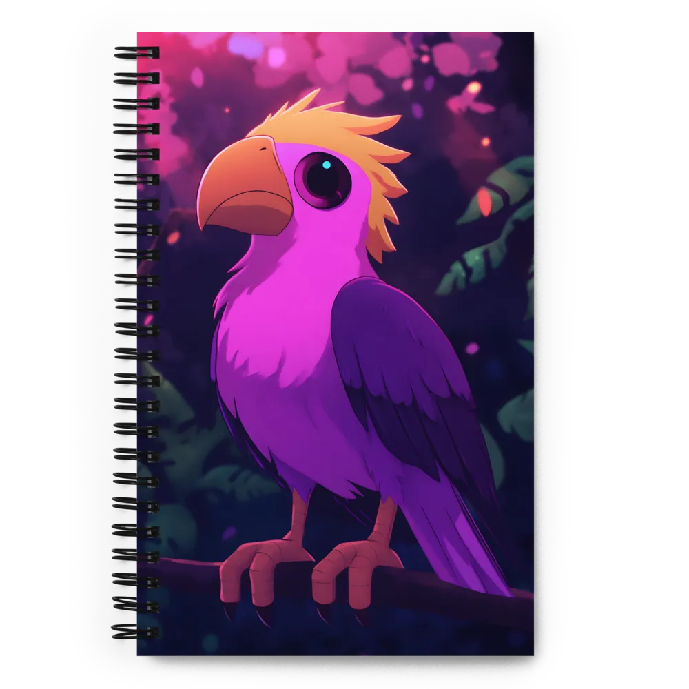 Whimsical Perch | Spiral Notebook