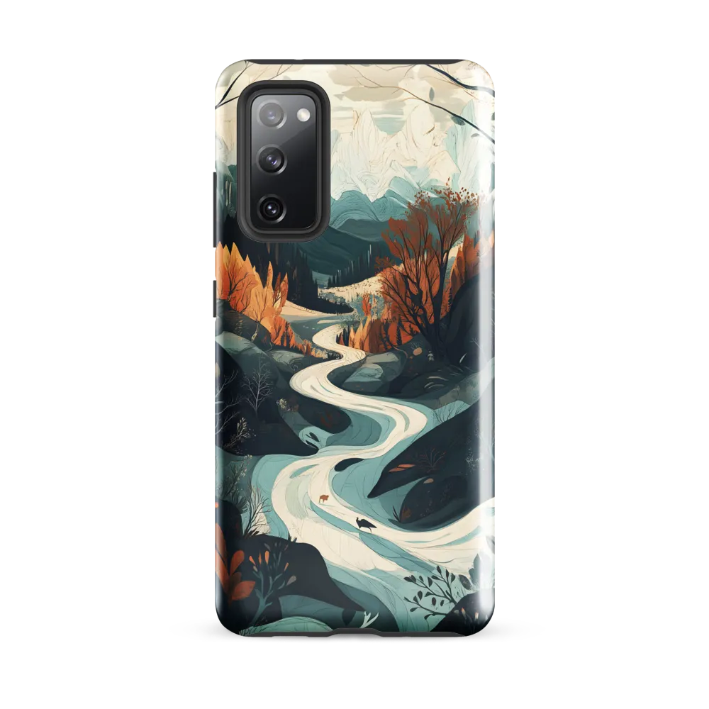 Winding Serenity: A Digital Landscape