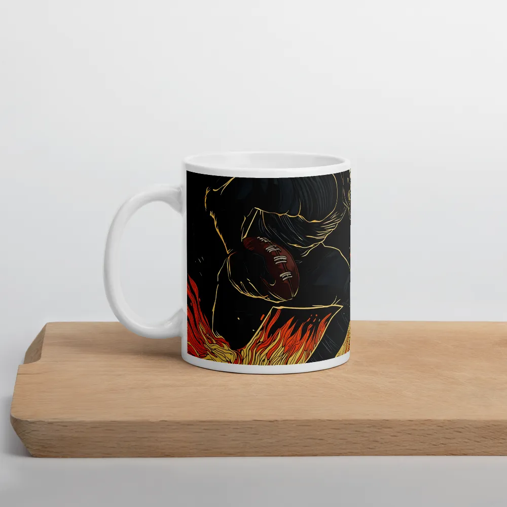 A Blaze of Glory: The Game in Motion | Mug with White inside | 11 oz