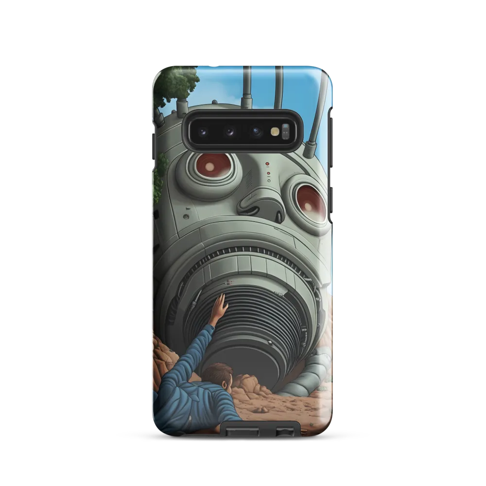 The Descent into Technological Abyss | Phone Case |  S10 | Tough Case | Glossy