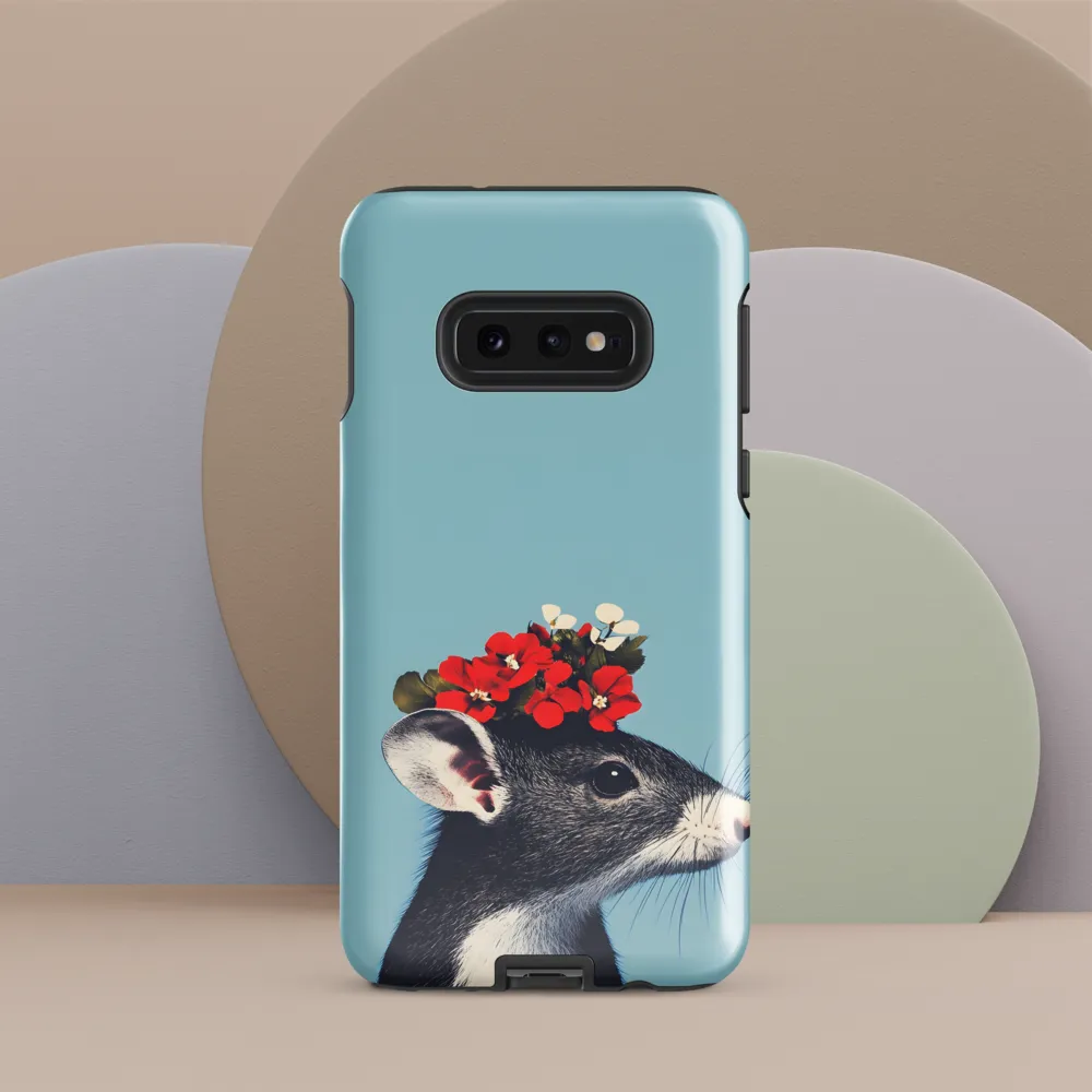 Whimsical Flora: A Mouse's Floral Crown