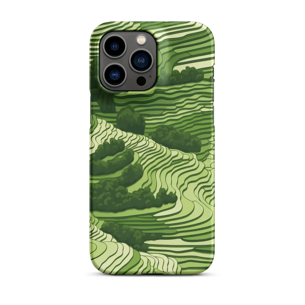 Waves of Green: An Abstract Landscape